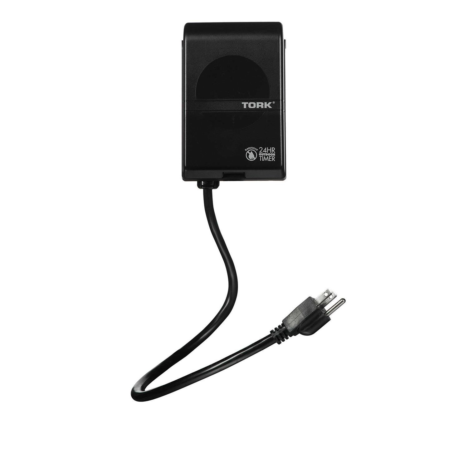 NSI Industries 24 Hour 15A Outdoor Timer With 2 Grounded Outlet RHB32R