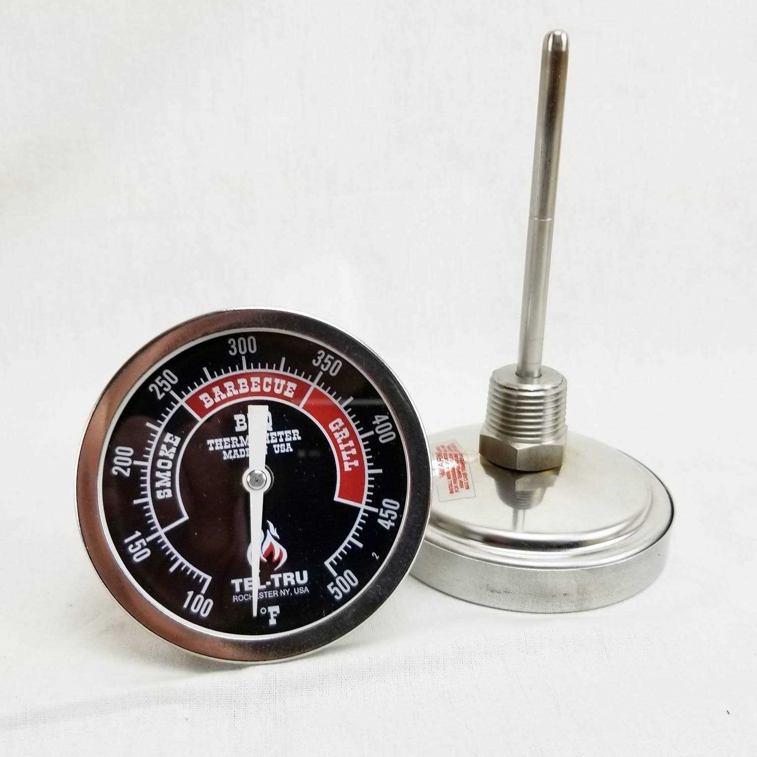 Tel-Tru BQ300 Barbecue Thermometer 3 inch dial