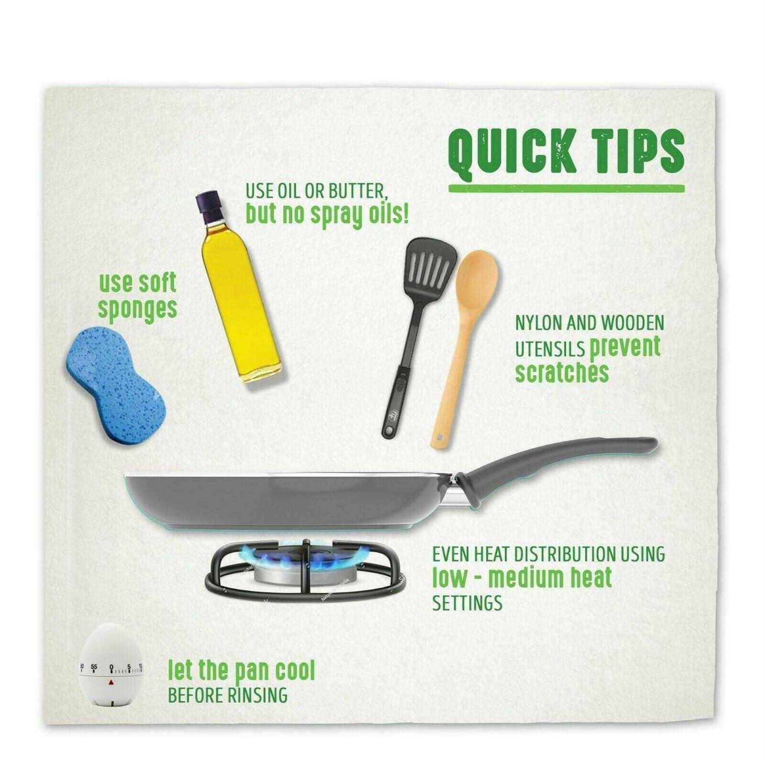 Greenlife 18-Piece Soft Grip Toxin-Free Healthy Ceramic Non-Stick Cookware Set