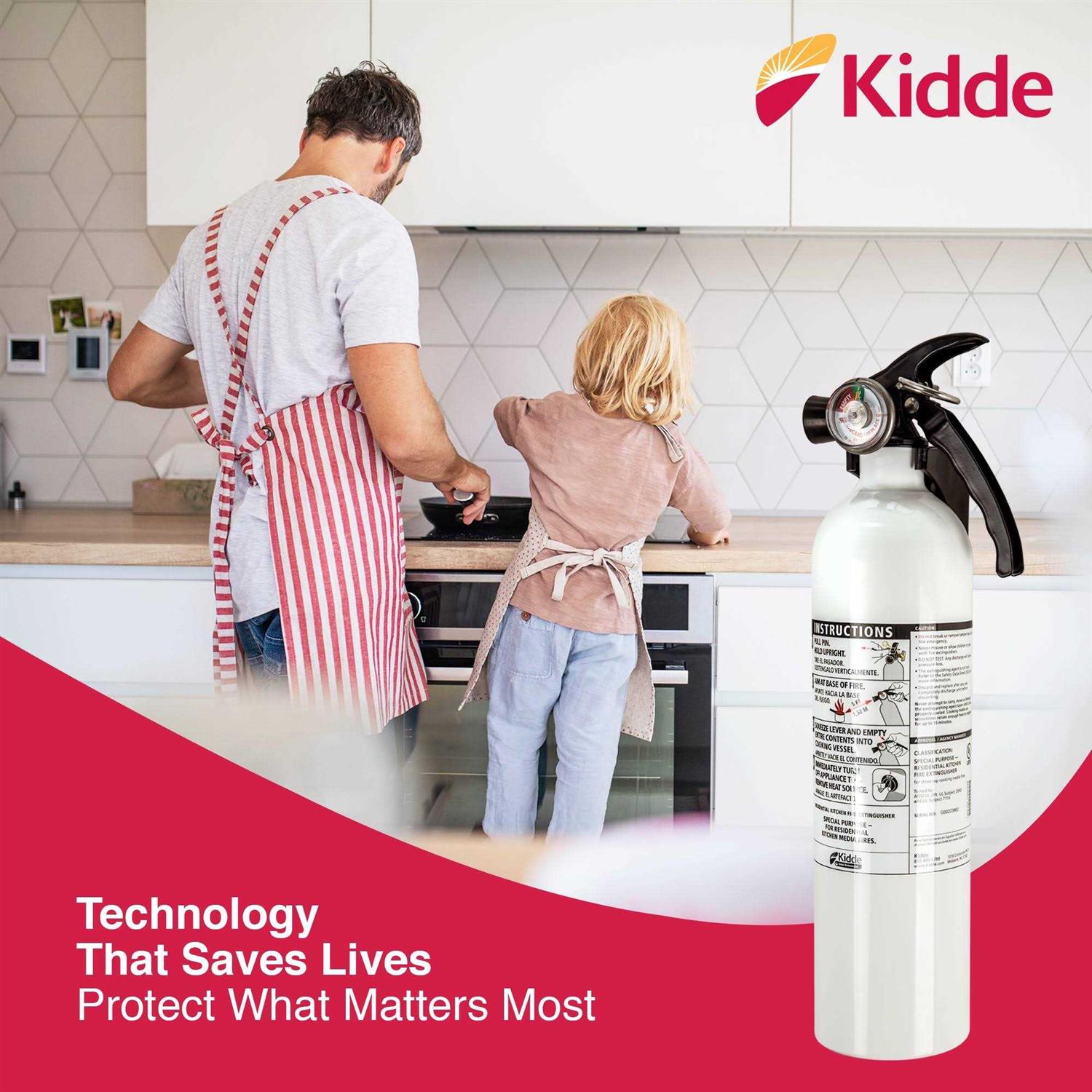 Kidde Fire Kitchen Fire Extinguisher 21008173MTL