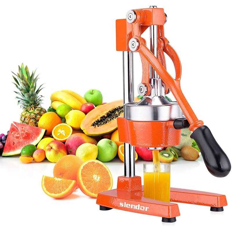 Eurolux Cast Iron Citrus Juicer Extra-Large Commercial Grade Manual Hand Press