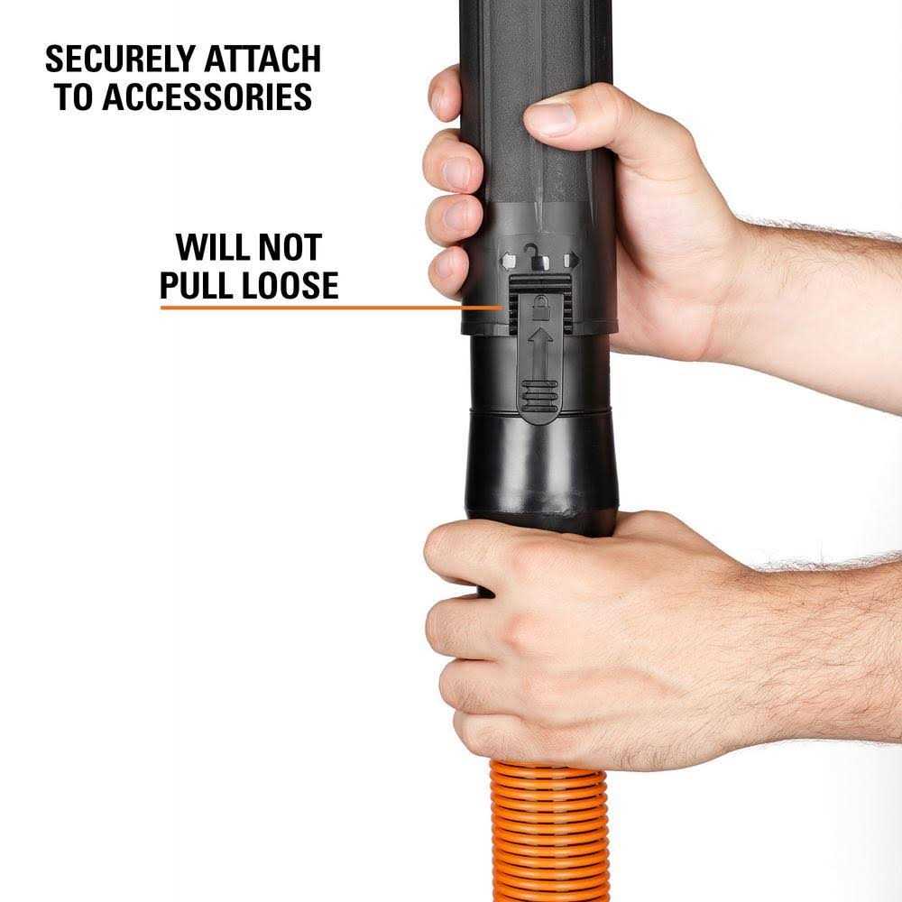 1-7/8 in. x 10 ft. Pro-Grade Locking Vacuum Hose Kit for RIDGID Wet/Dry Shop Vacuums LA2570