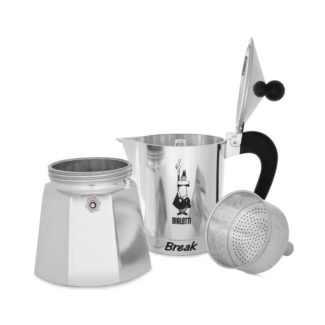 New Bialetti 3 Cup Moka Stovetop Espresso Maker