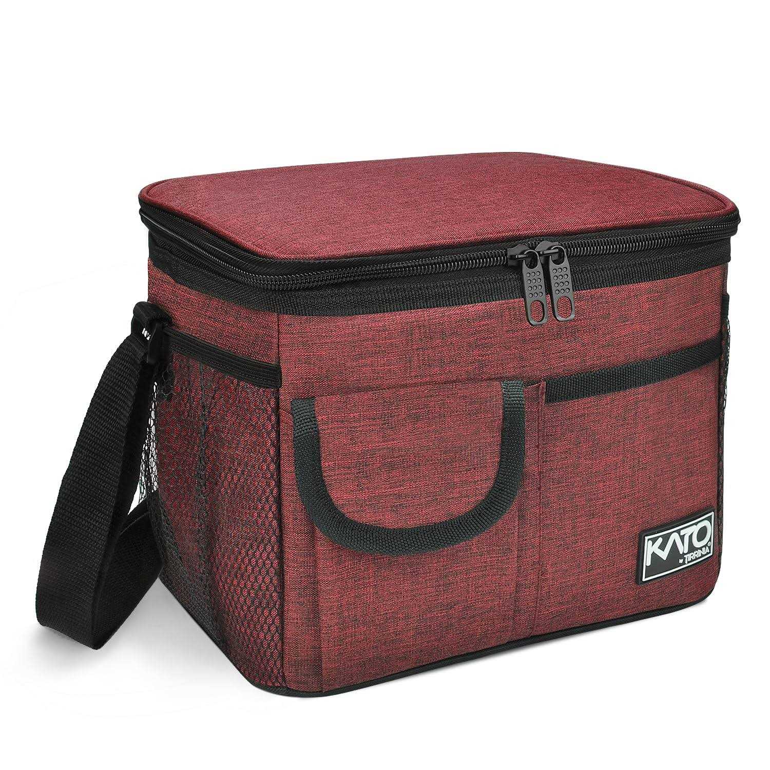 Tirrinia Insulated Lunch Bag for Women Men Leakproof Thermal Reusable Lunch Box for Adult Kids