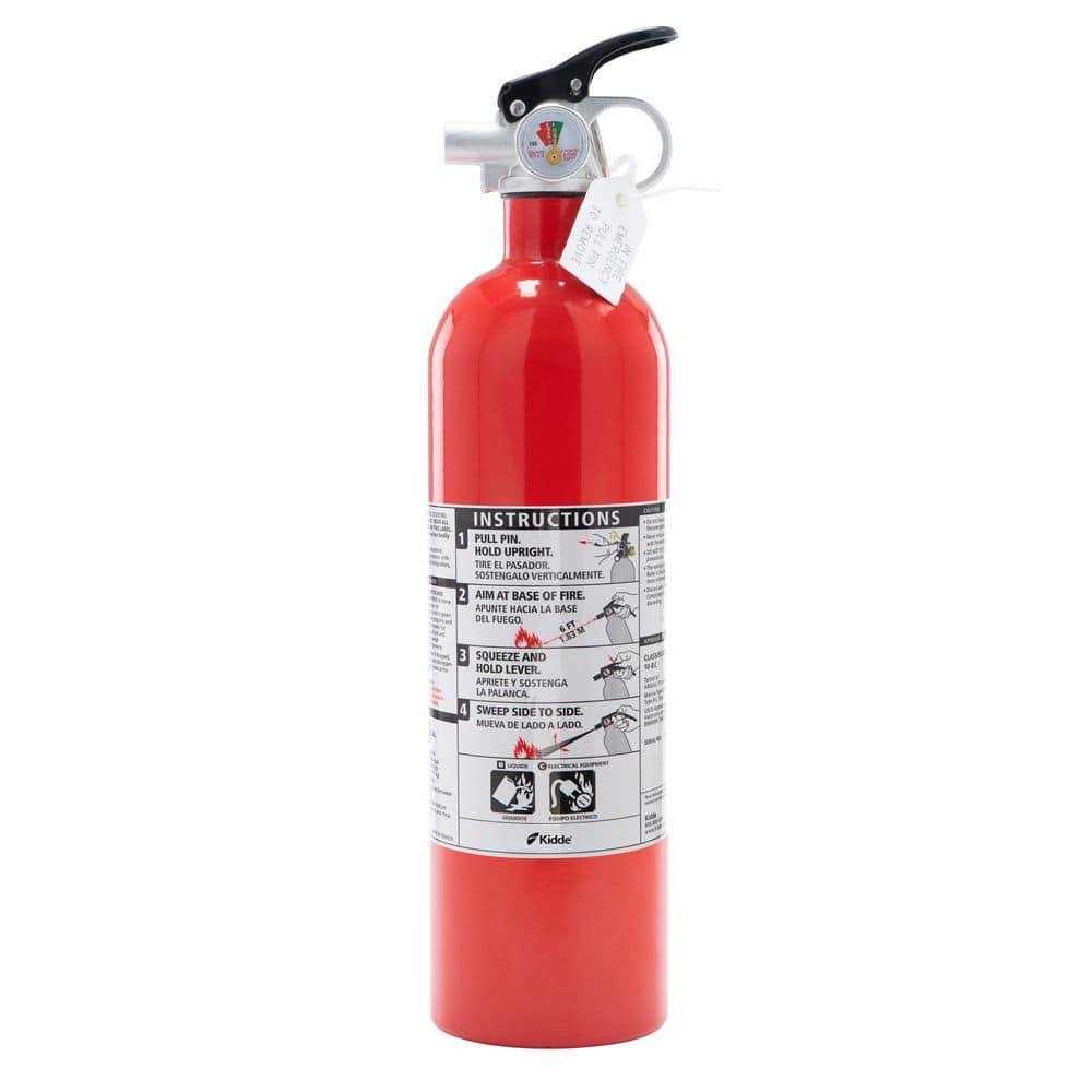 Kidde 5-B:C Rated Disposable Fire Extinguisher
