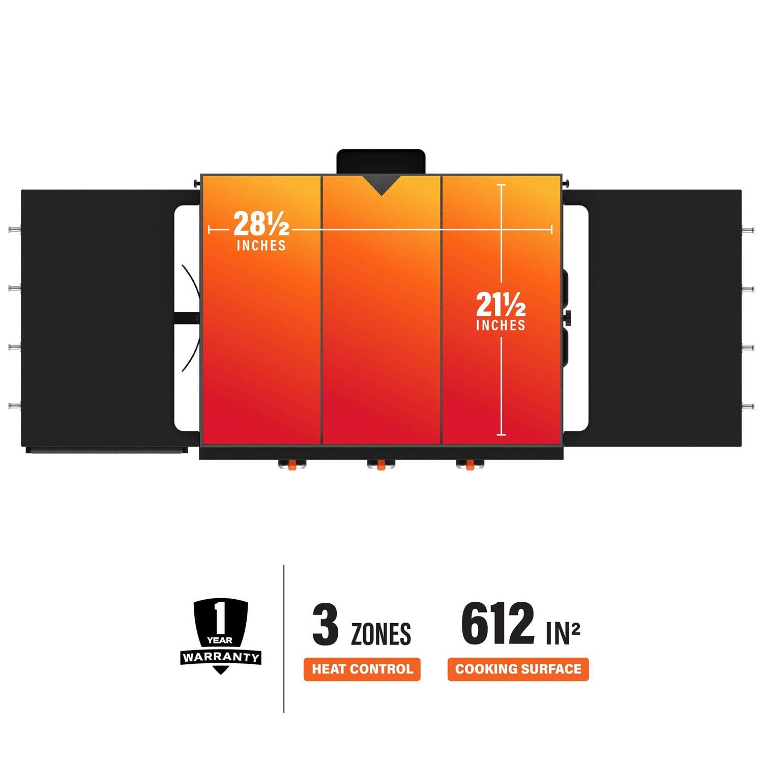 Blackstone XL Griddle 3 Burner 28 with Hood 2080