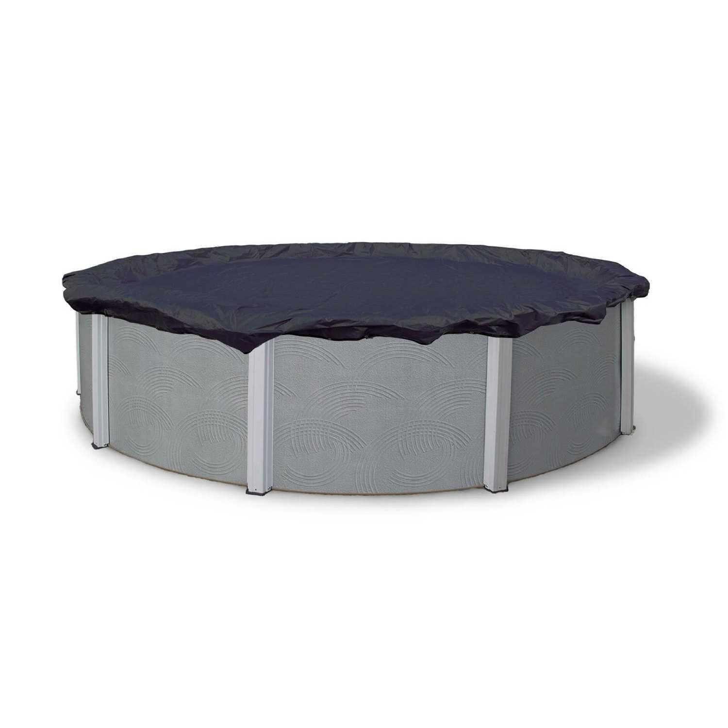 Winter Block Pool Cover for Above Ground Round Pool Includes Winch and Cable
