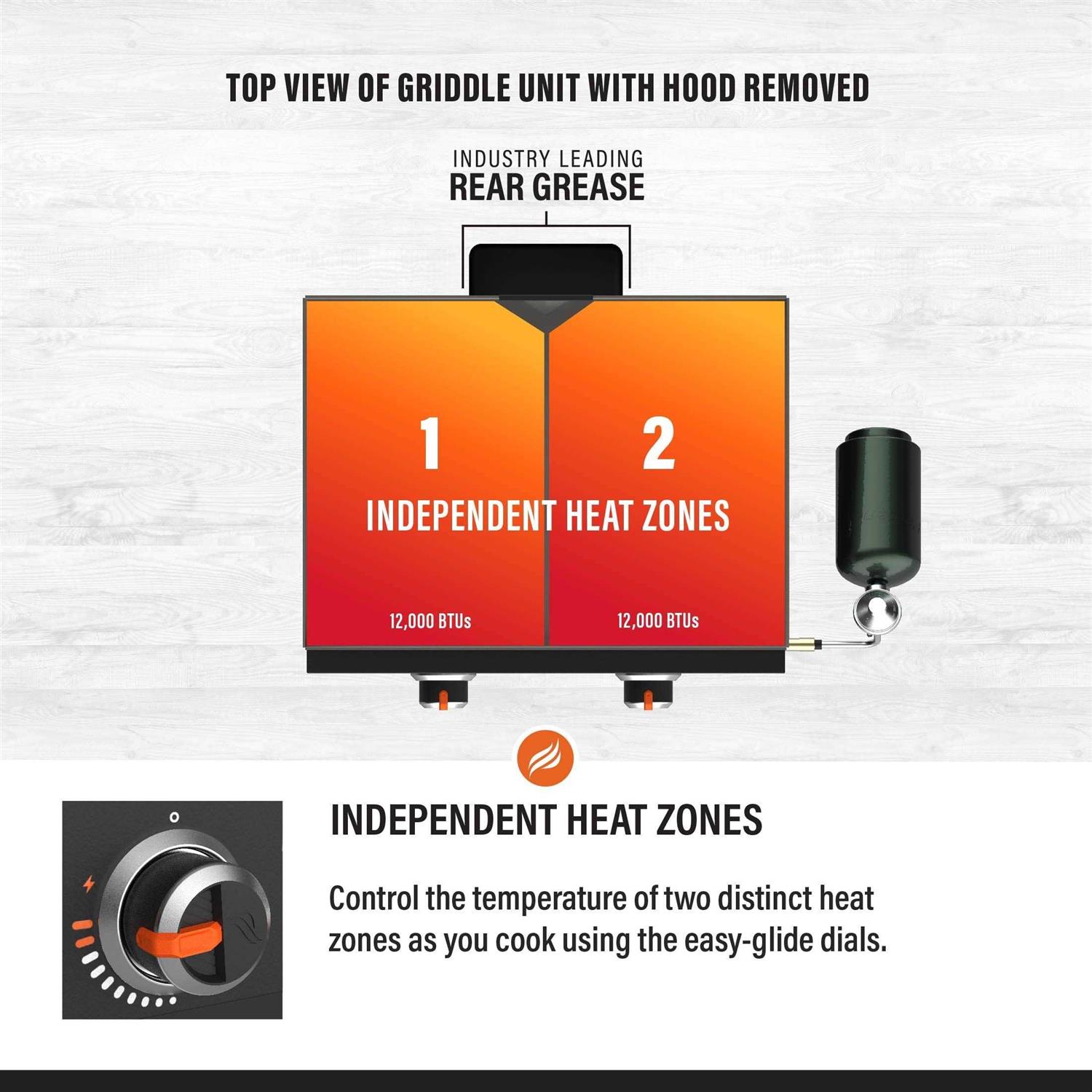 Blackstone Adventure Ready 22 Griddle with Stand and Adapter Hose