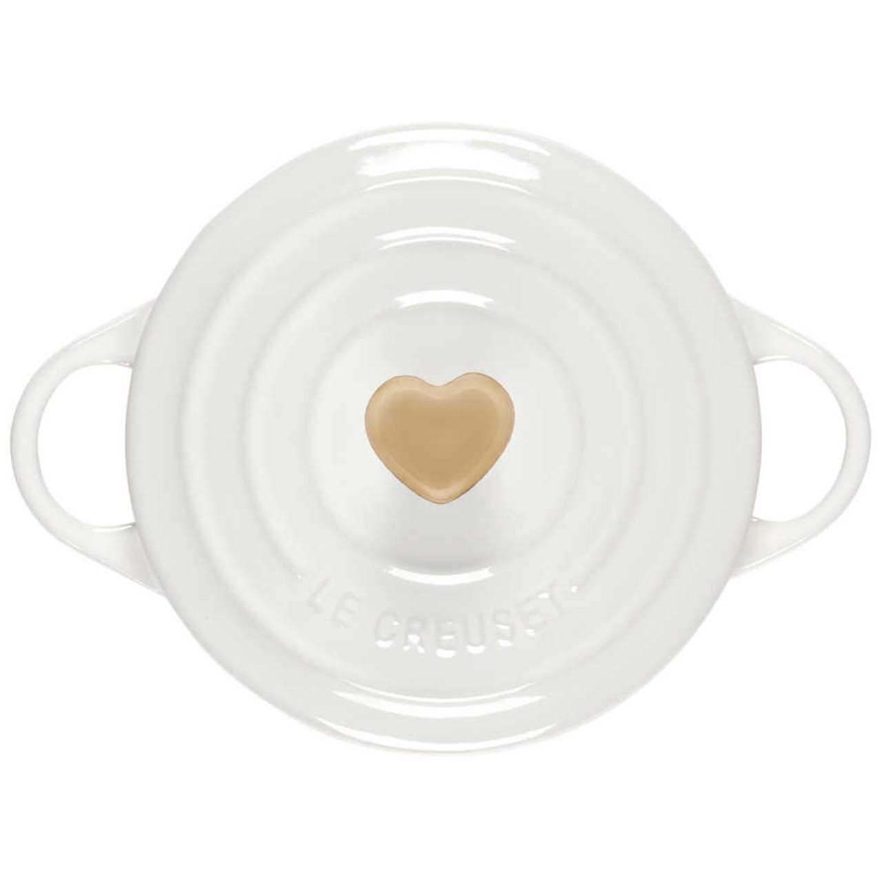 Le Creuset Mini Round Cocotte with Heart Knob