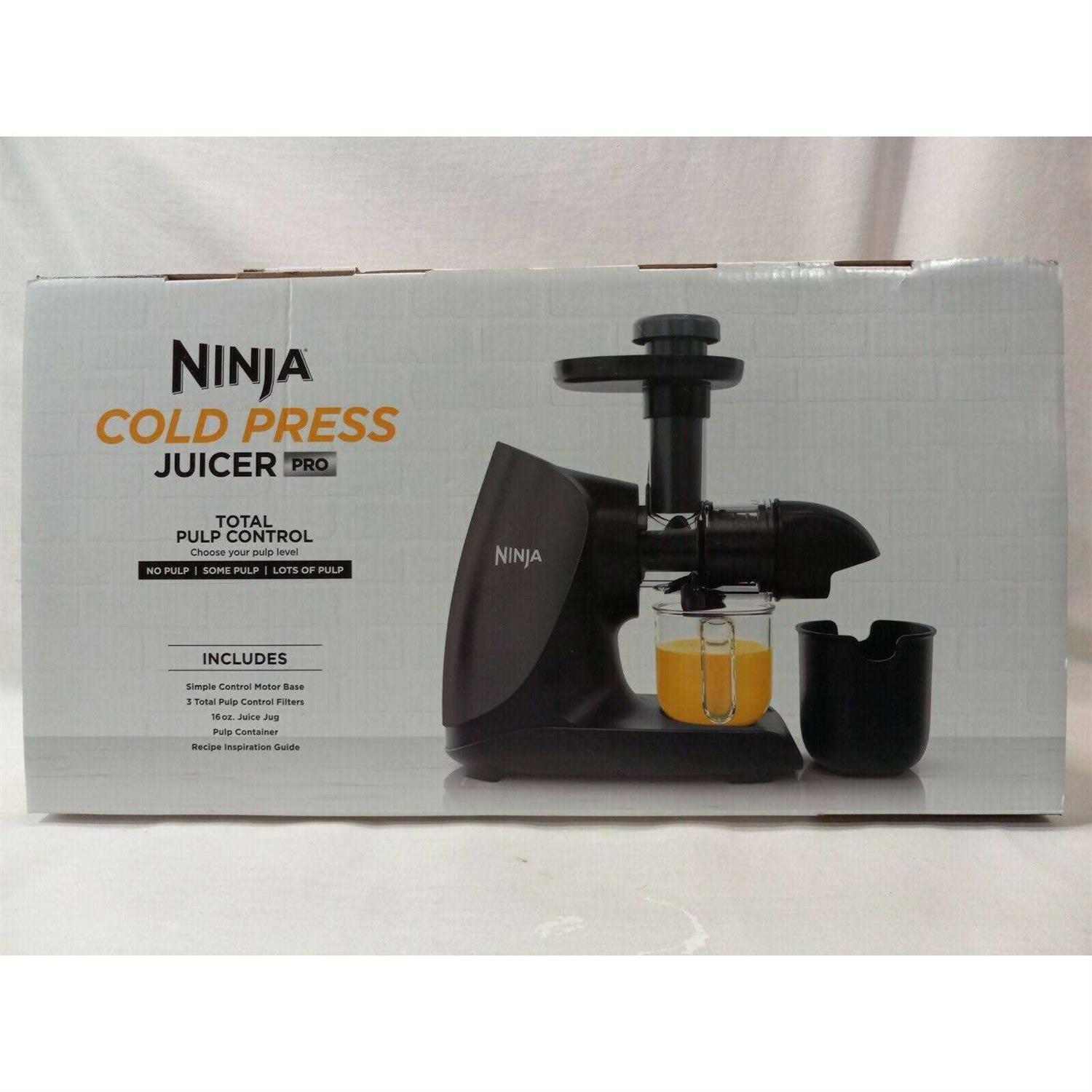 Ninja Cold Press Juicer Pro Powerful Slow Juicer with Total Pulp Control