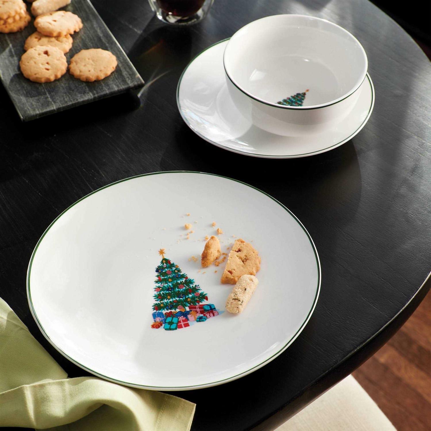Threshold 12pc Christmas Dinnerware Set