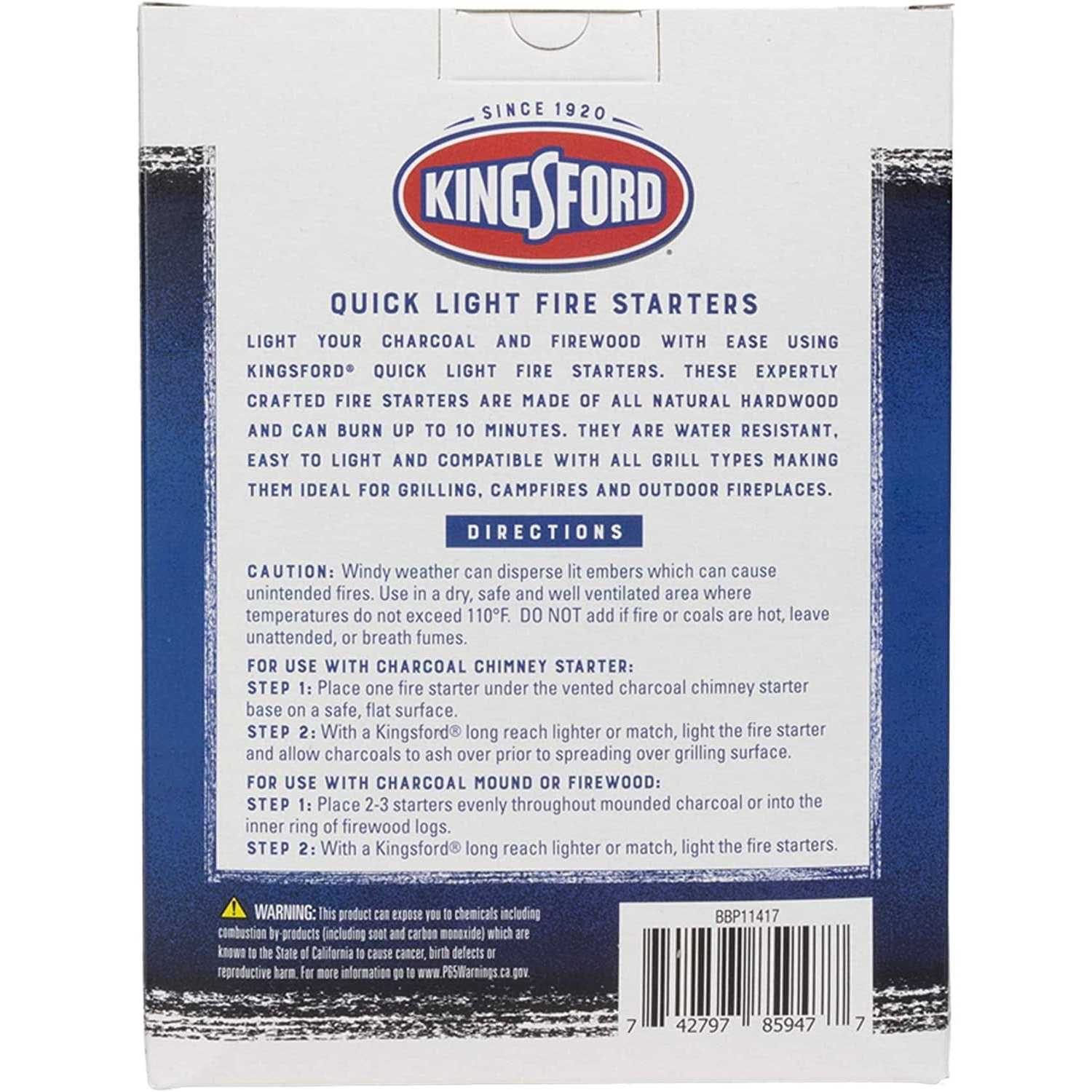 Kingsford Fire Starters