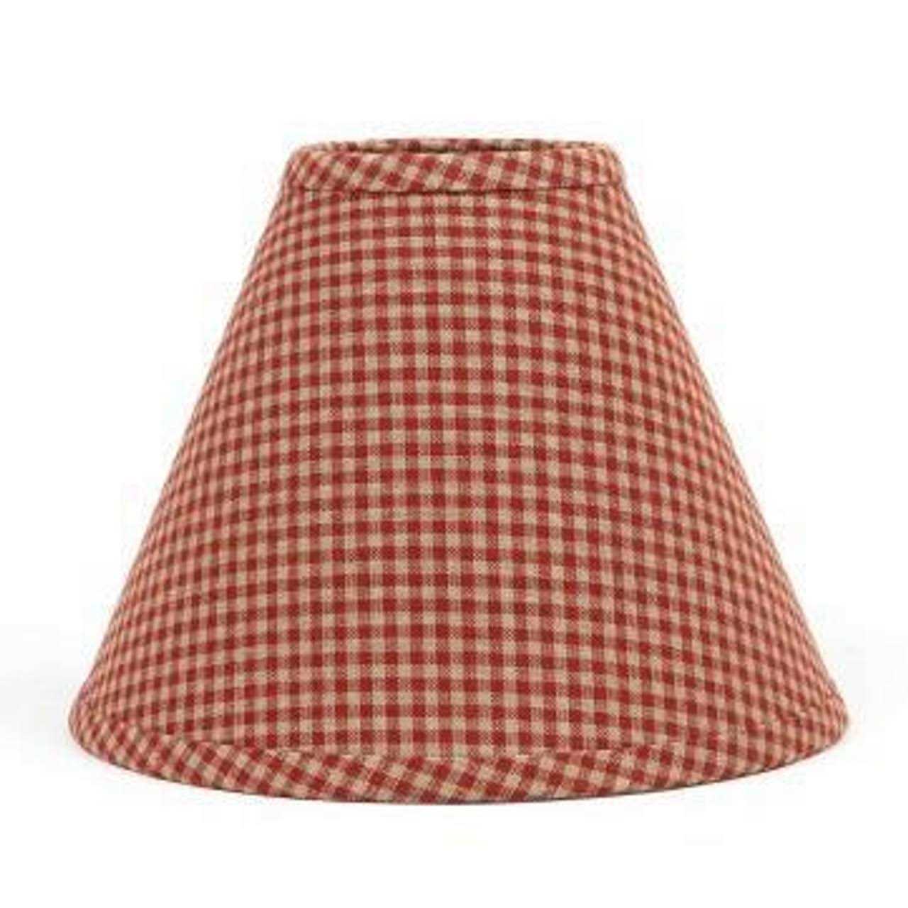 Newbury Gingham Bulb Clip Fabric Lamp Shade by Raghu