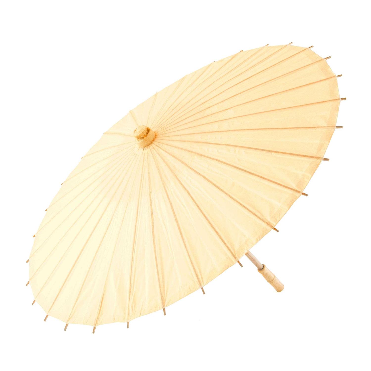 Weddingstar Pretty Paper Parasol With Bamboo Handle
