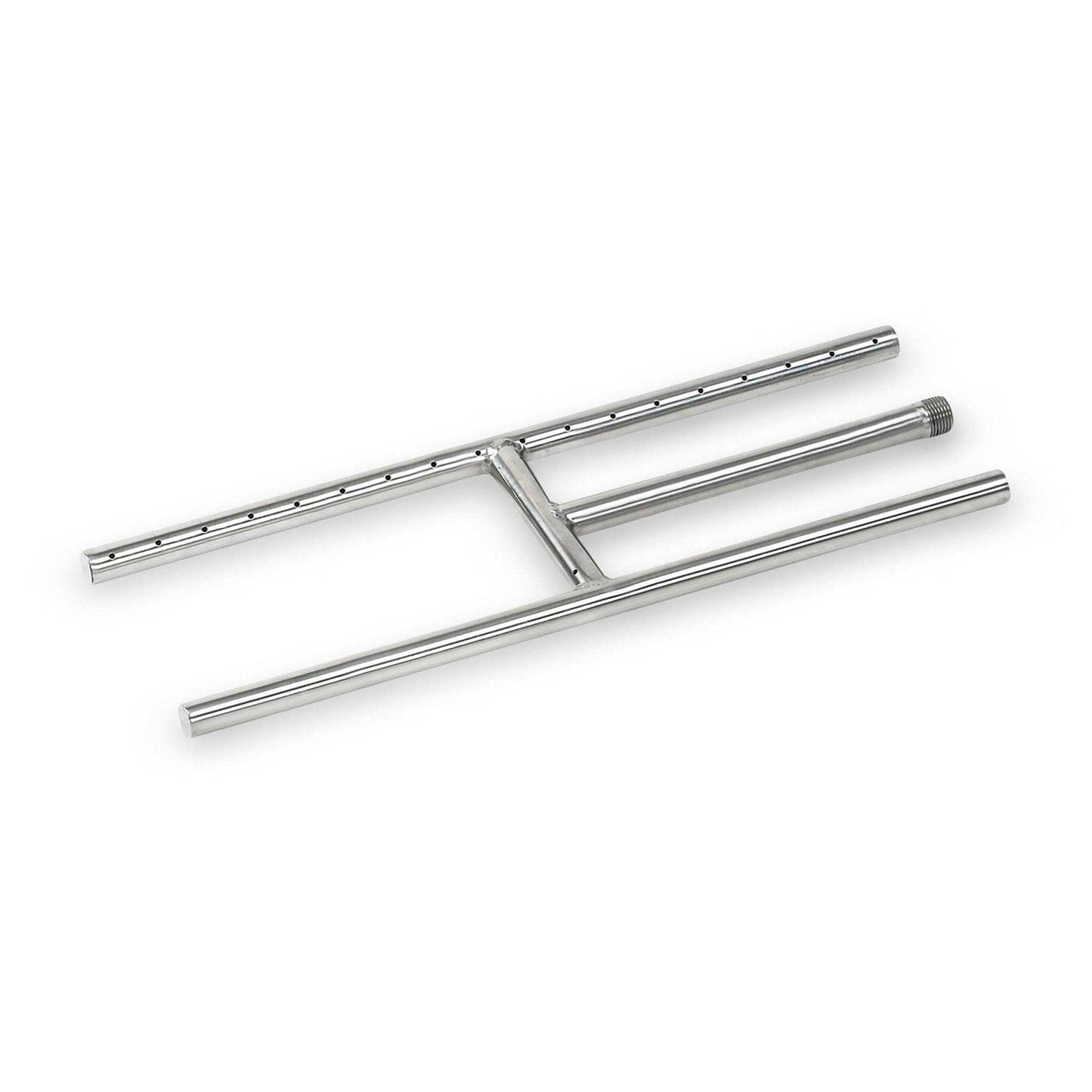 American Fireglass Stainless Steel H-Burner SS-H-18