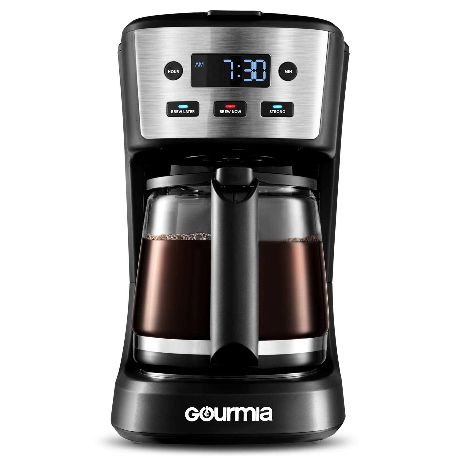 Gourmia 12-Cup Programmable Coffee Maker