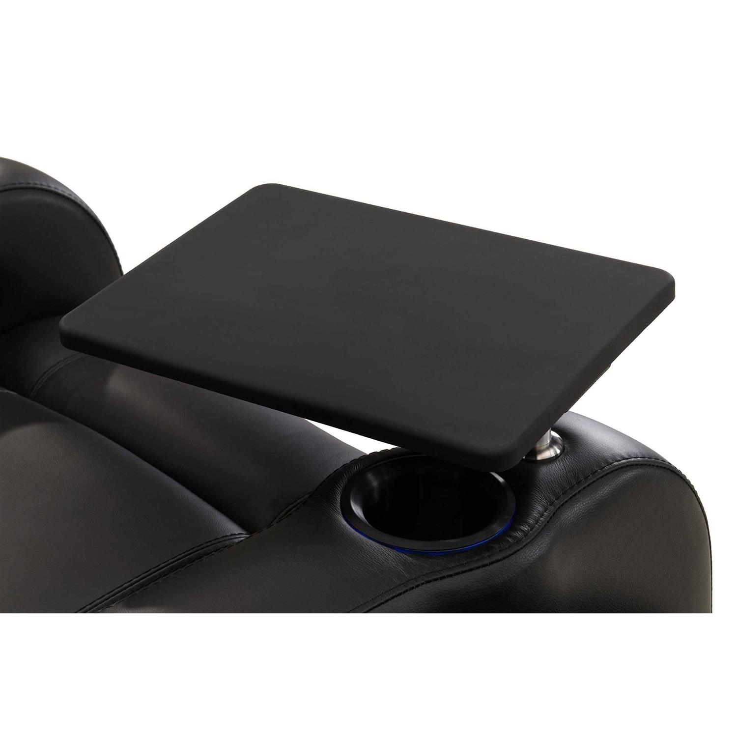 Octane Seating Swivel Tray Table Black