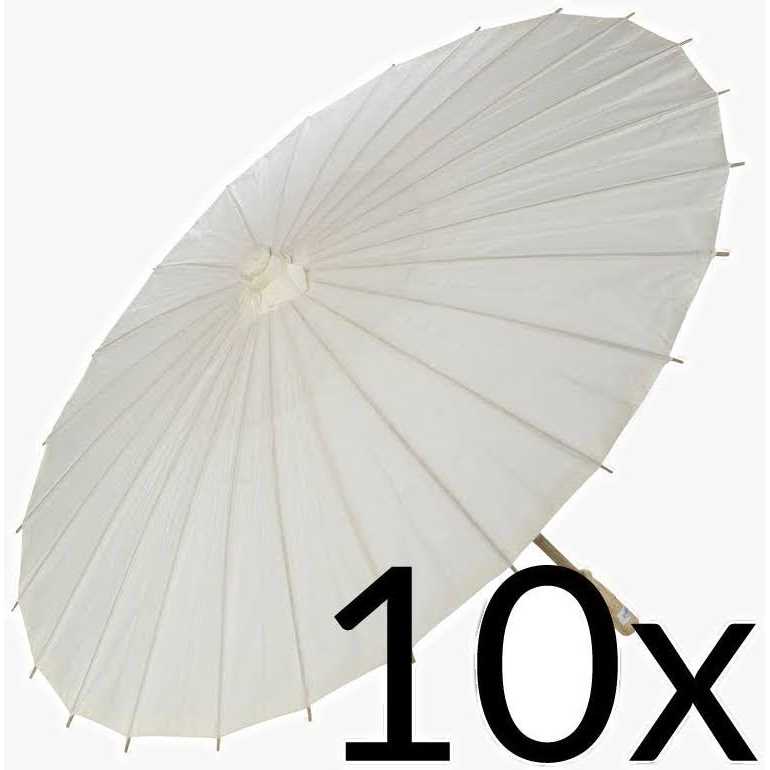 Quasimoon 32 inch Paper Parasol Umbrella PaperLanternStore