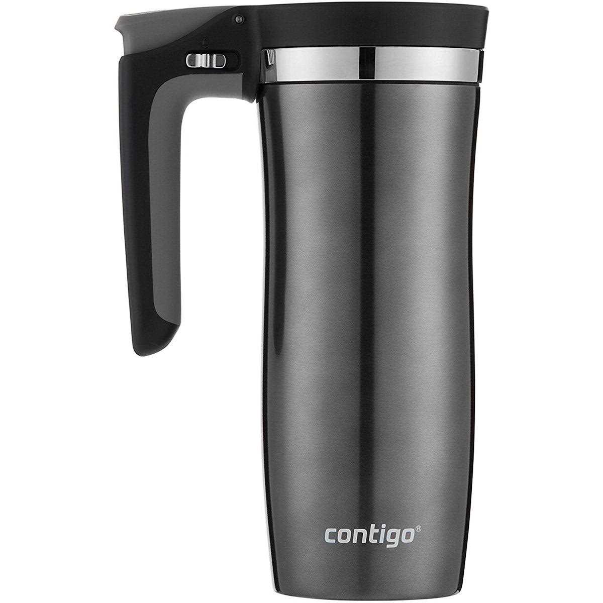 Contigo Autoseal Handled Vacuum-Insulated Stainless Steel Travel Mug with Easy-Clean Lid