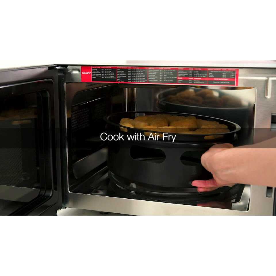 Galanz 0.9 Cu.ft Air Fry Microwave