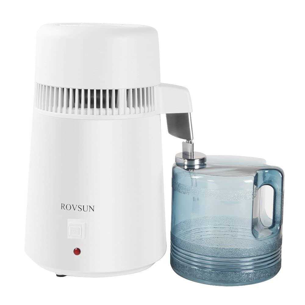 rovsun 1.1 Gallon/4L water distiller w/BPA-Free Container & all stainless steel interior for home Use