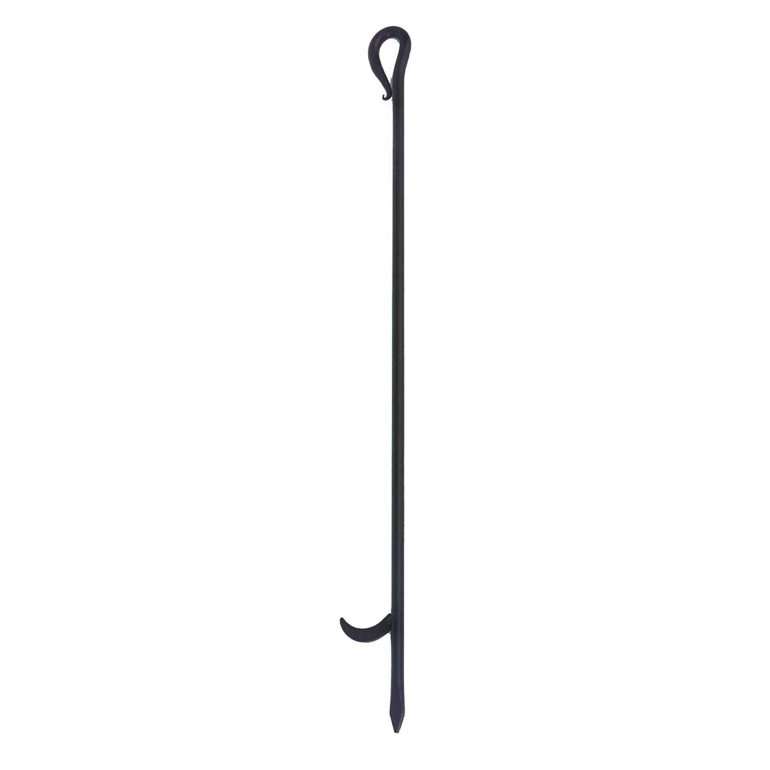 Dagan Black Wrought Iron Poker