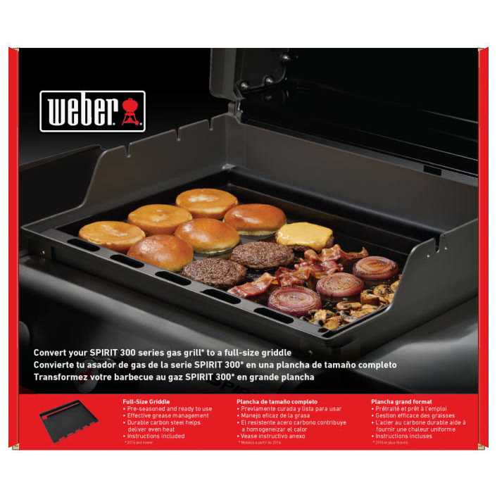 Weber Spirit 300 Full-Size Griddle