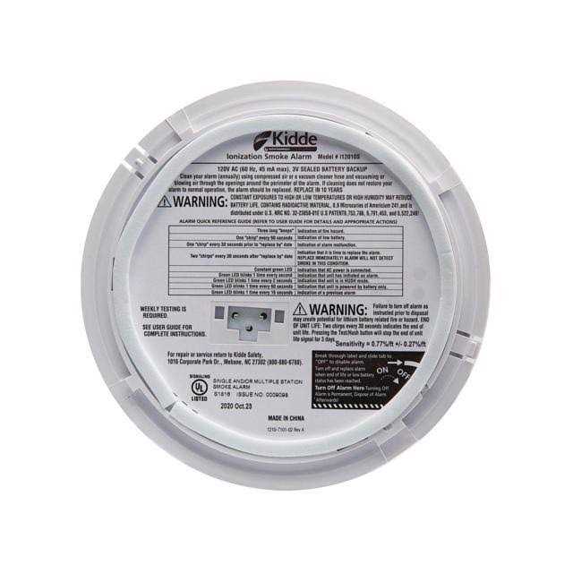 Kidde Worry-Free AC/DC Smoke Alarm 21010407
