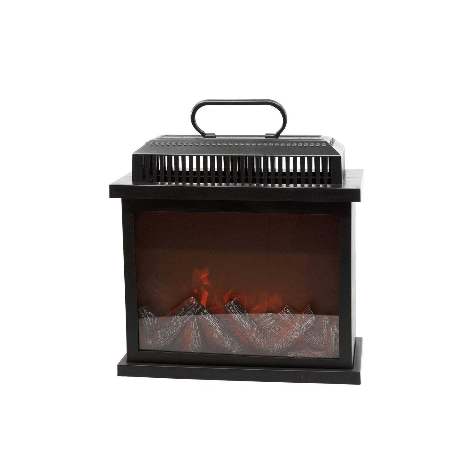 Kurt Adler 11 Battery-Operated LED Fireplace Lantern