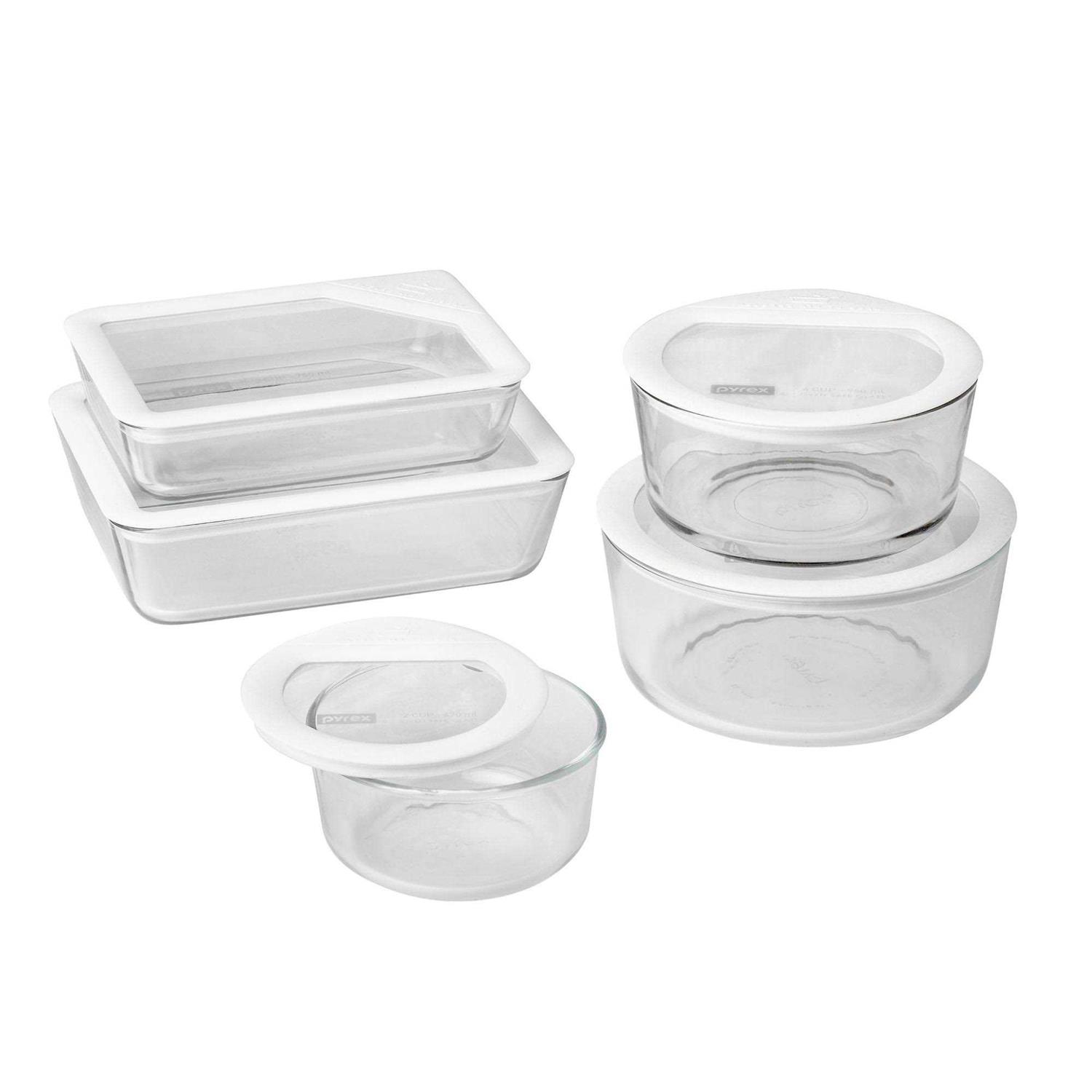 Pyrex Ultimate 10-Piece Glass Storage Set