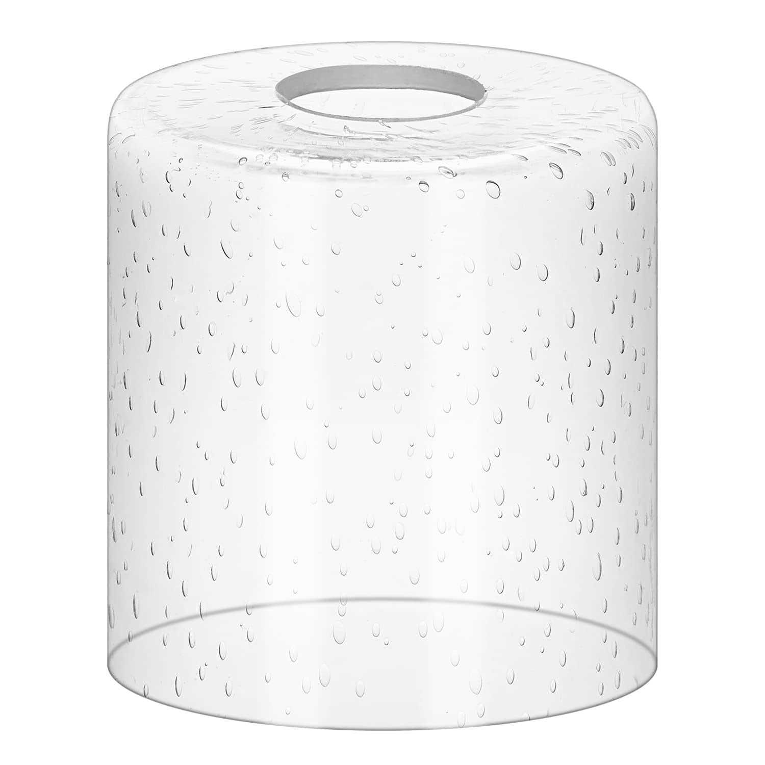 Lynnoland Seeded Glass Shade Cylinder Glass Lamp Shade Replacement Glass Shade