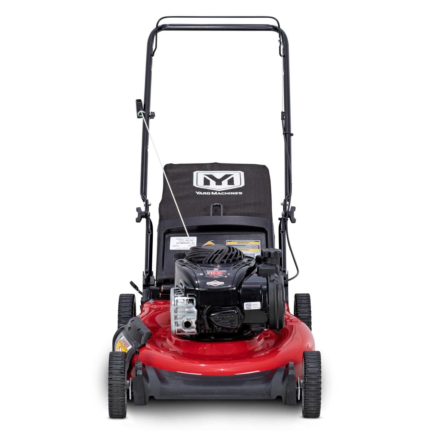 Yard Machines 21-in Walk Behind Push Lawn Mower With 140cc Briggs & Stratton Gas Powered Engine