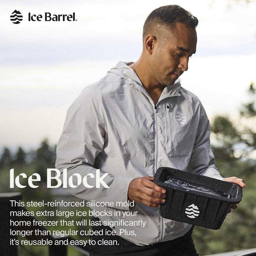 Ice Barrel Ice Block Steel Reinforced Silicone Mold