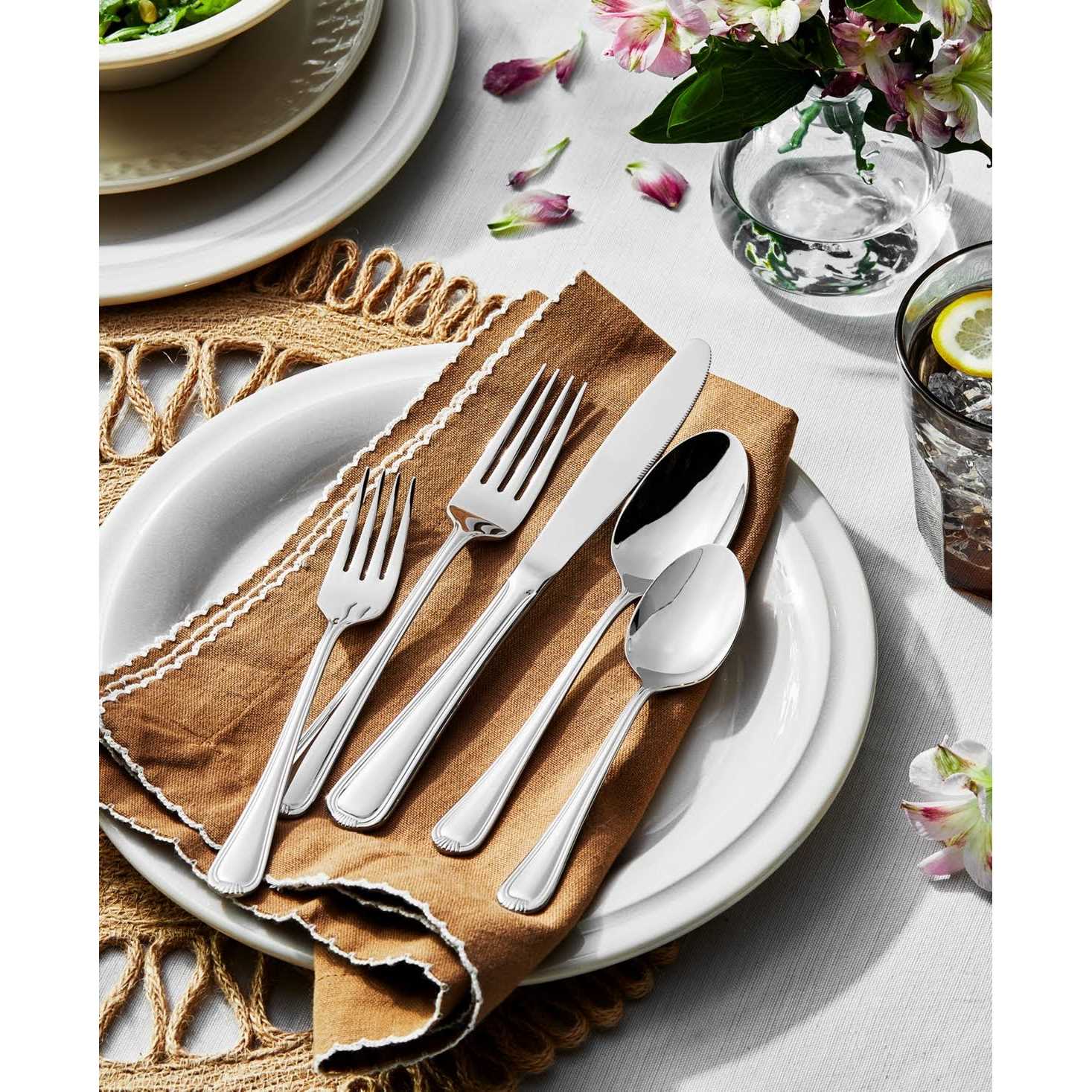 J.A. Henckels Alcea 18/10 Stainless Steel Flatware Set