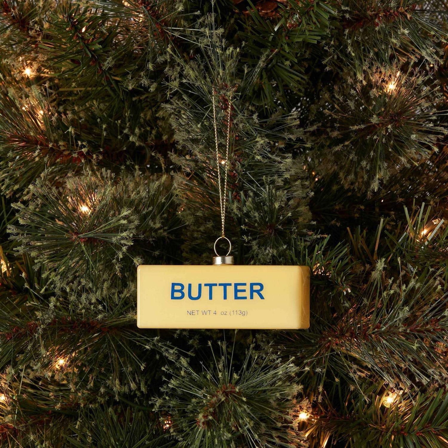 Wondershop Glass Butter Christmas Tree Ornament