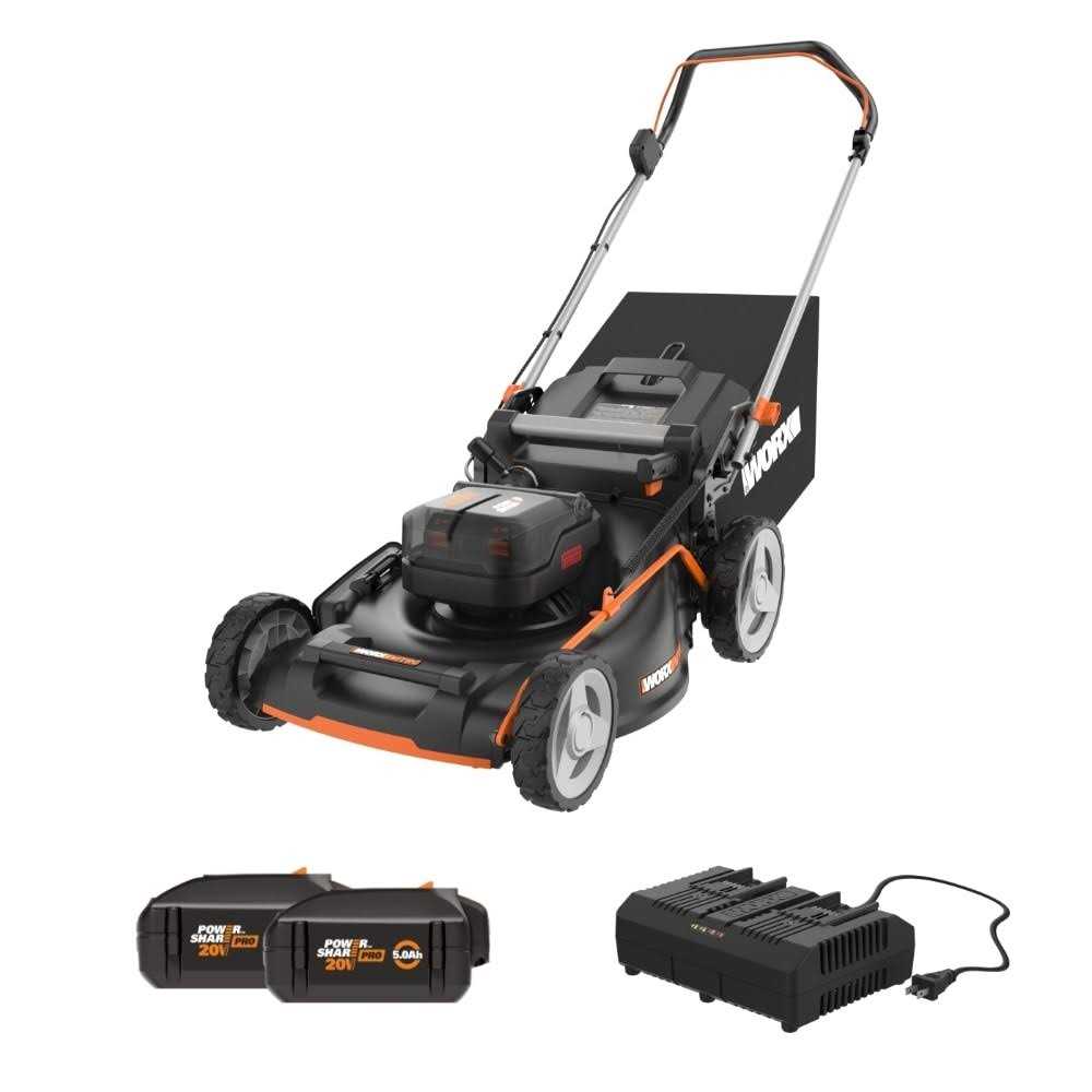 WORX NITRO POWER SHARE 40-volt 21-in Cordless Push 5 Ah WP772
