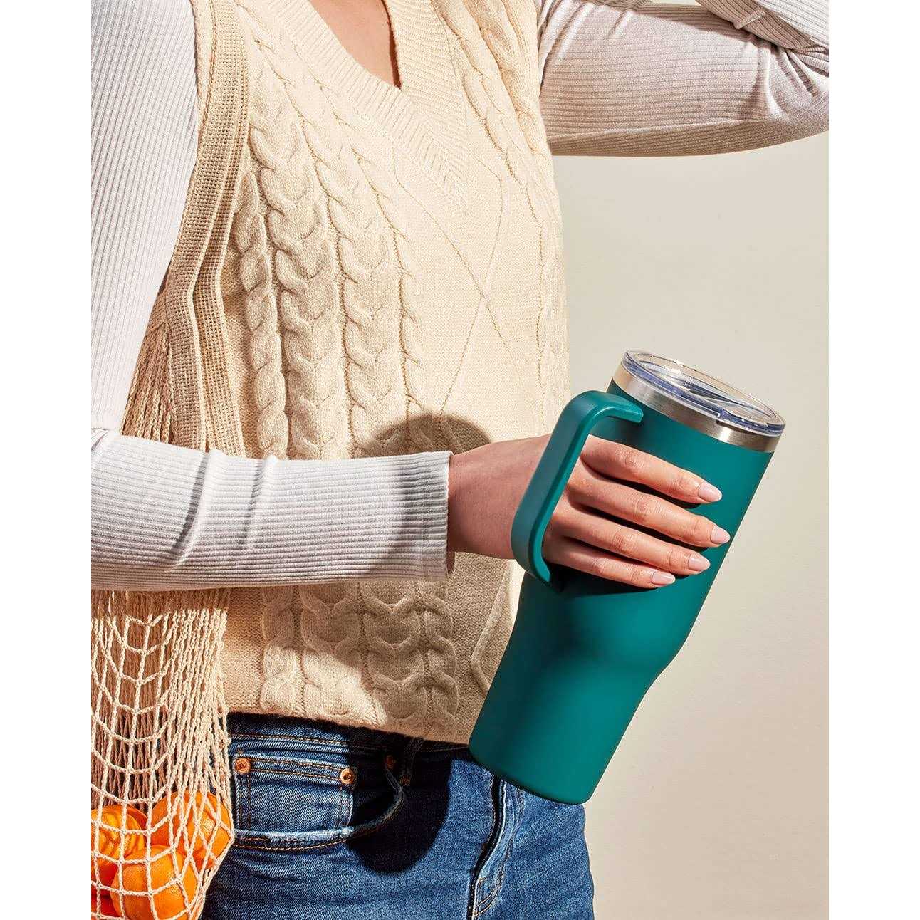 Maars Drinkware Maars Charger 40oz Insulated Travel Mug Tumbler with Handle