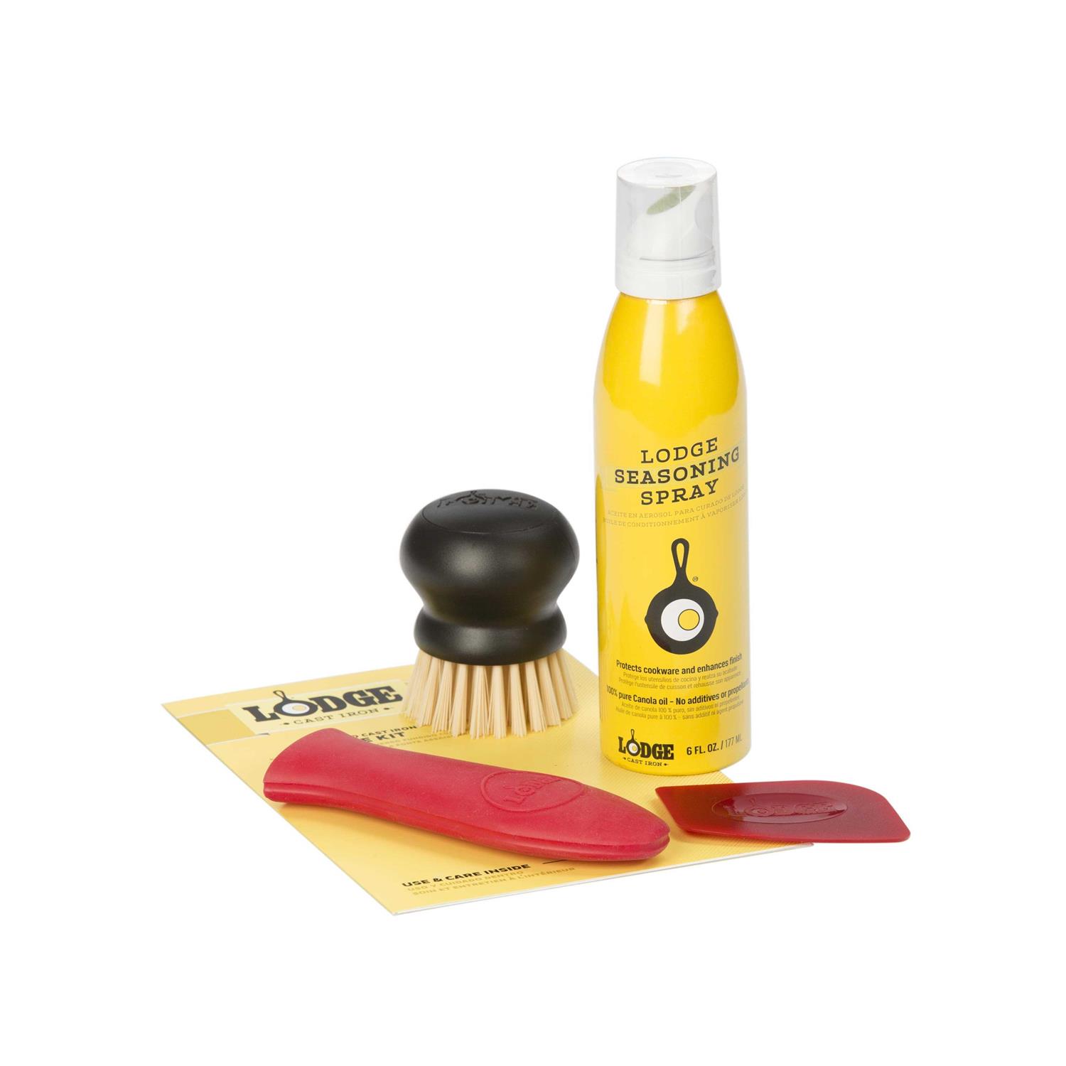 Lodge Seasoned Cast Iron Care Kit