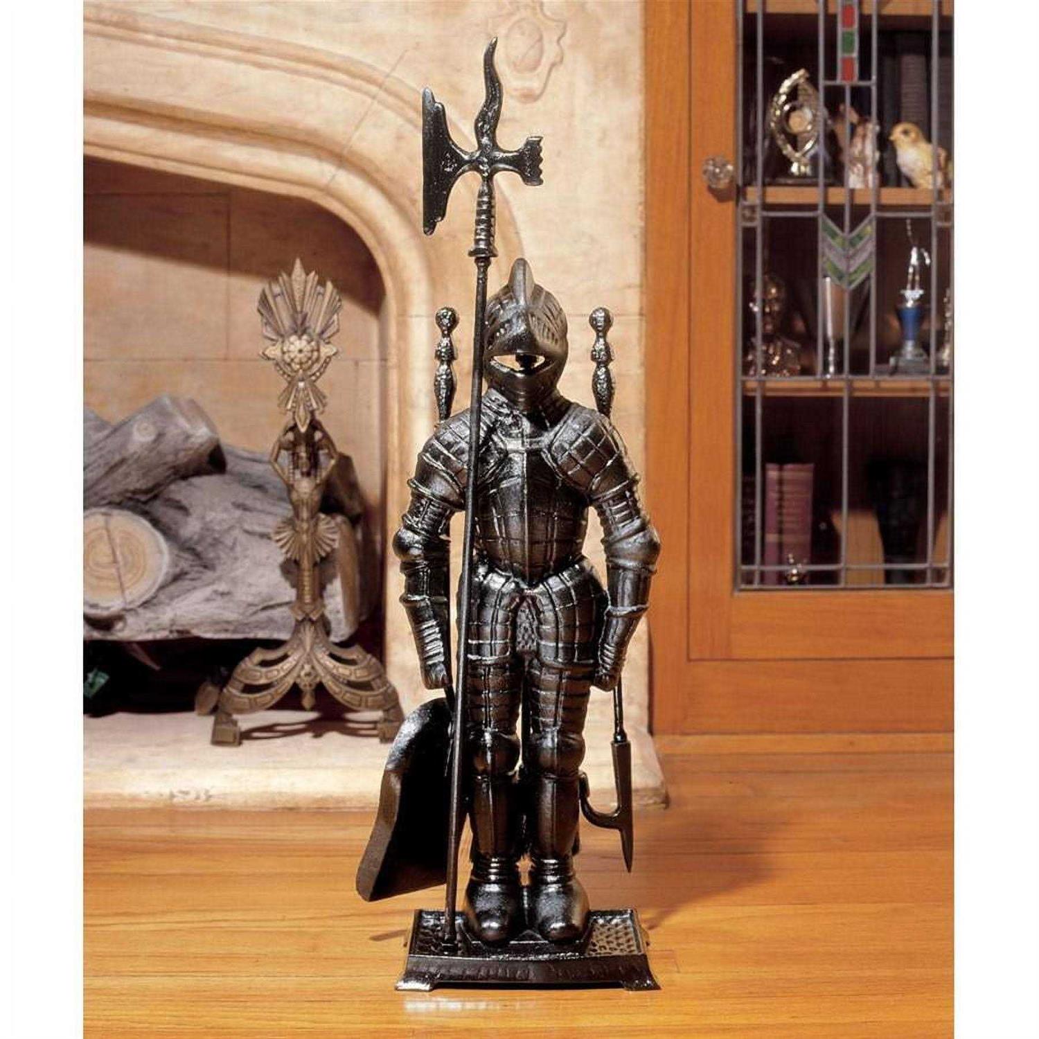 Design Toscano The Black Knight Fireplace Tool Ensemble SP1035