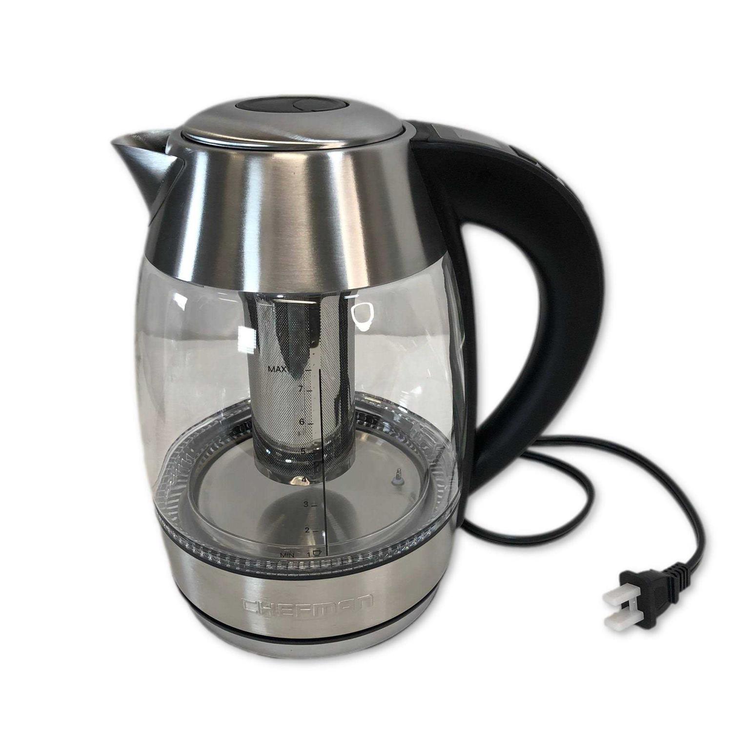 Chefman 1.8L Digital Electric Glass Kettle