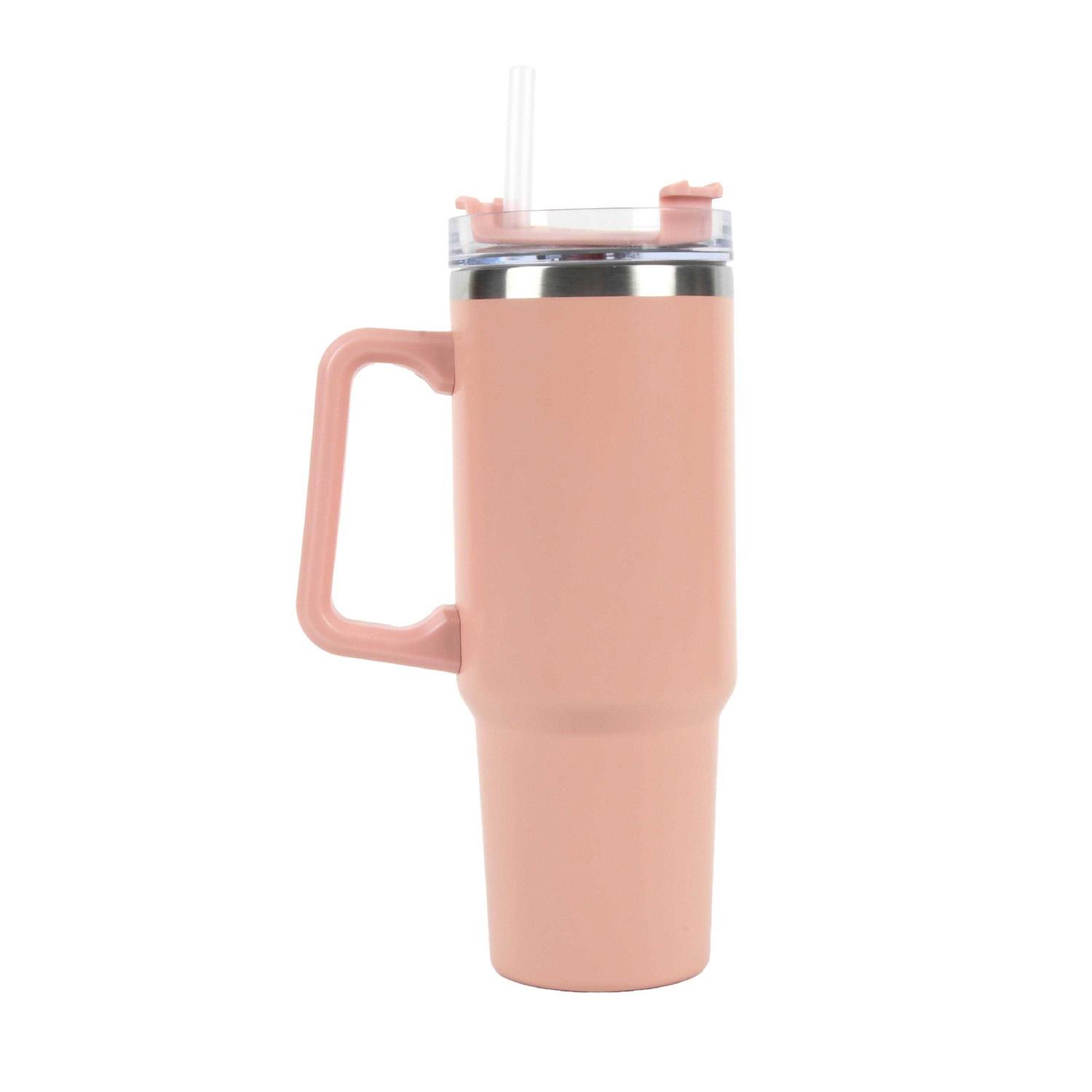 New View Gifts and Accessories Hydration 30 oz. Insulated Stainless Travel Tumbler with Straw New View Gifts and Accessories