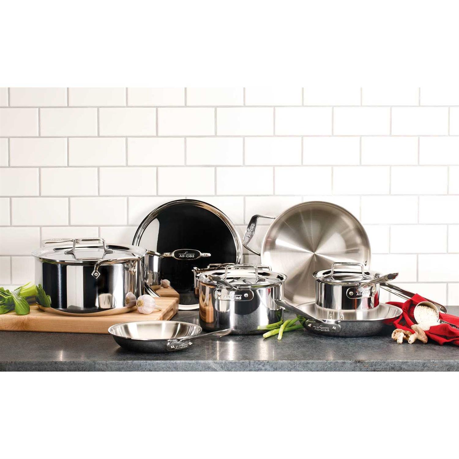 All-Clad D5 Stainless 9-Inch Nonstick Omelette Pan