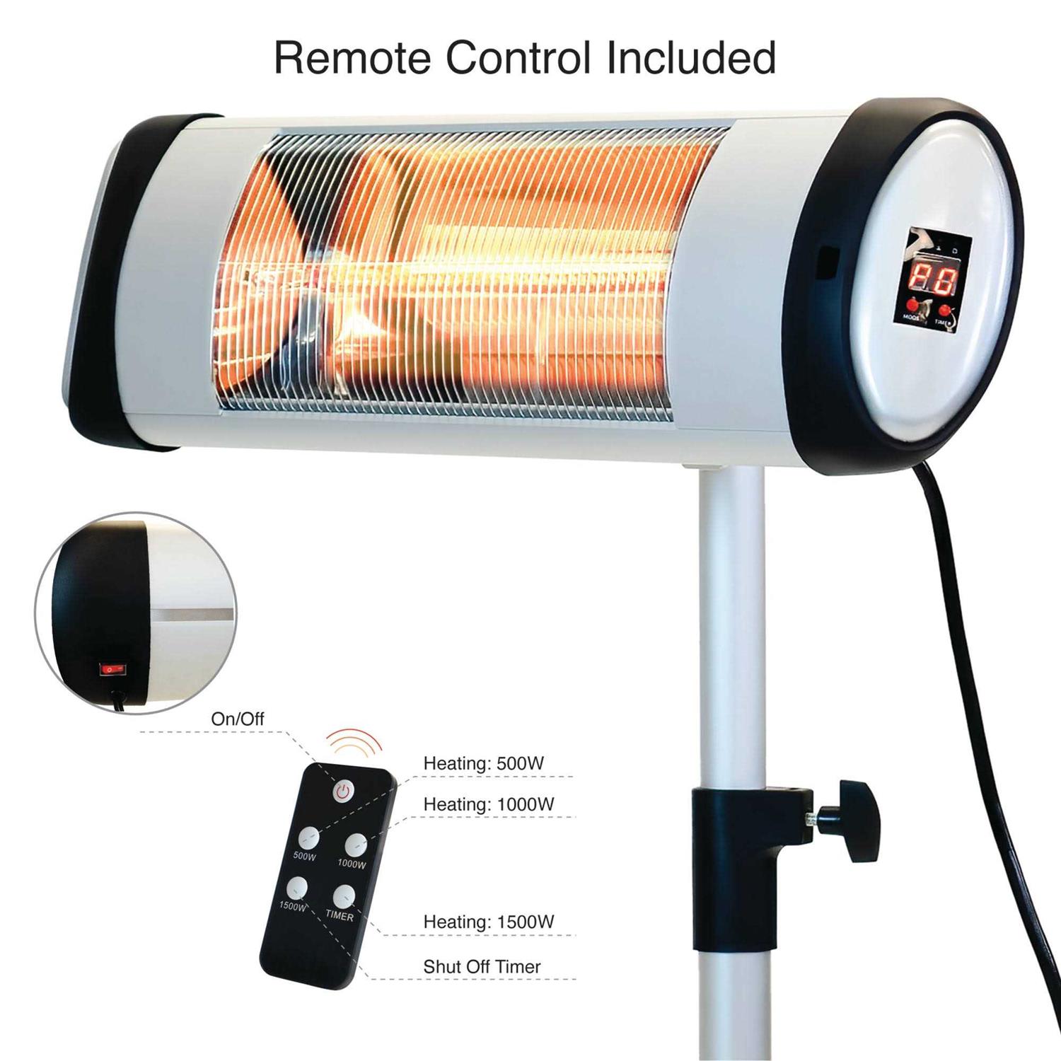 1500 Watt Electric Patio Heater Patio Premier