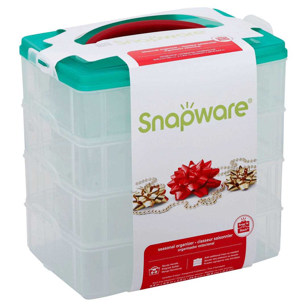 Snapware Fba_ Snap ‘N Stack Seasonal 6 inchx9 inch Rectangle 2.5 inch L