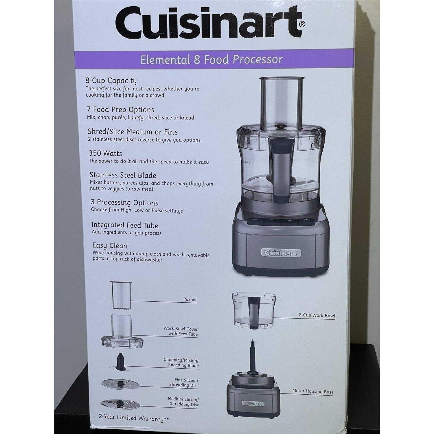 Cuisinart Elemental 8 Cup Food Processor