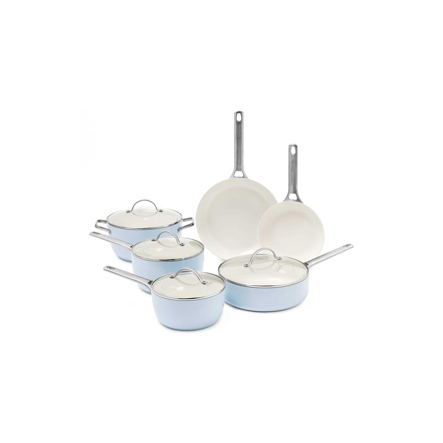 GreenPan Padova Ceramic 10-Piece Cookware Set