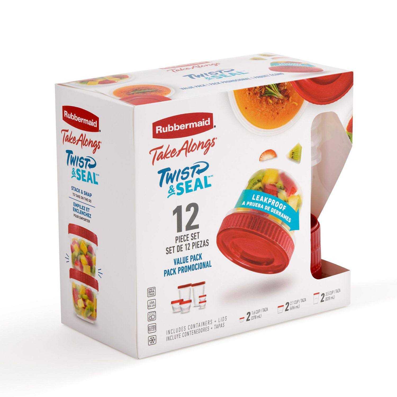 Rubbermaid Take-Alongs Food Storage Containers