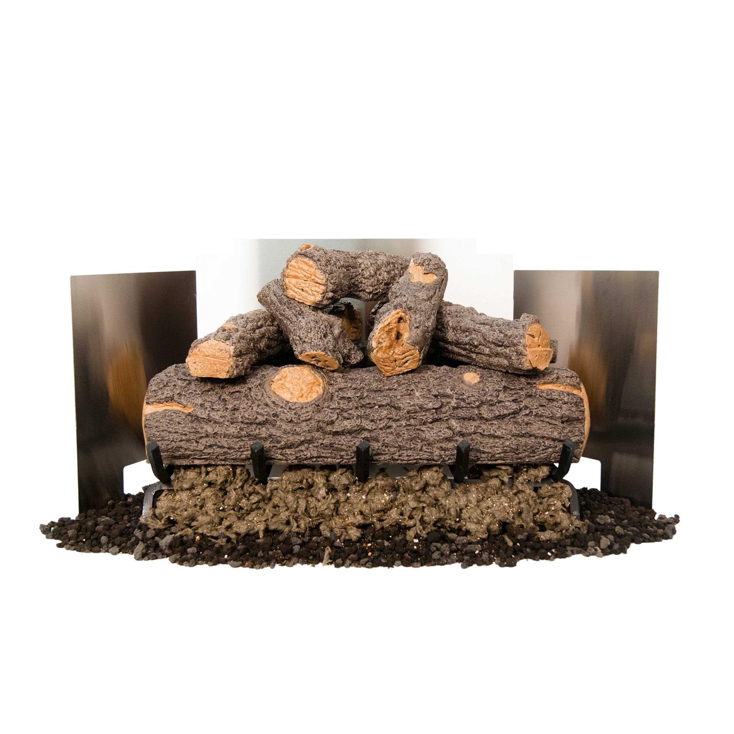 Real Fyre Contemporary Three Panel Fyreback