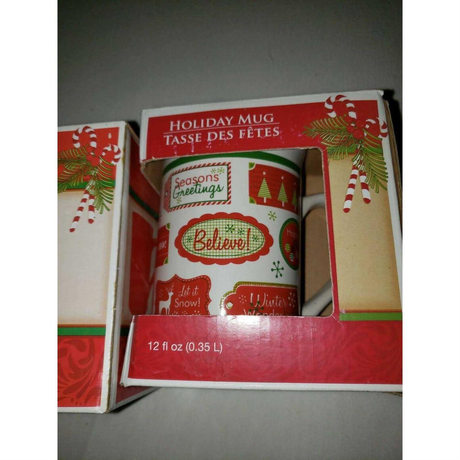 Gift-Boxed Christmas Holiday Mug 12 oz