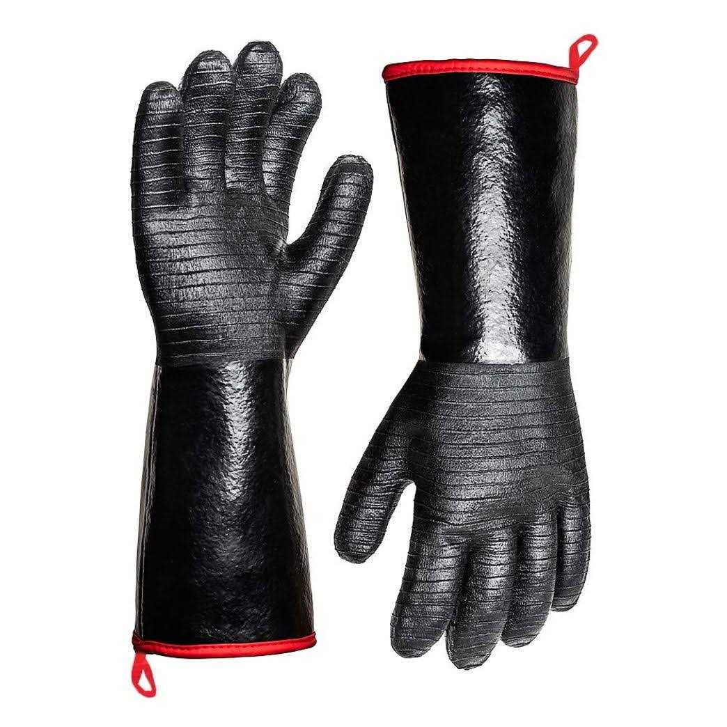 932°F Extreme Heat Resistant Gloves for Grill BBQ,Aillary Waterproof Long Sleeve Pit Grill Gloves for Fryer